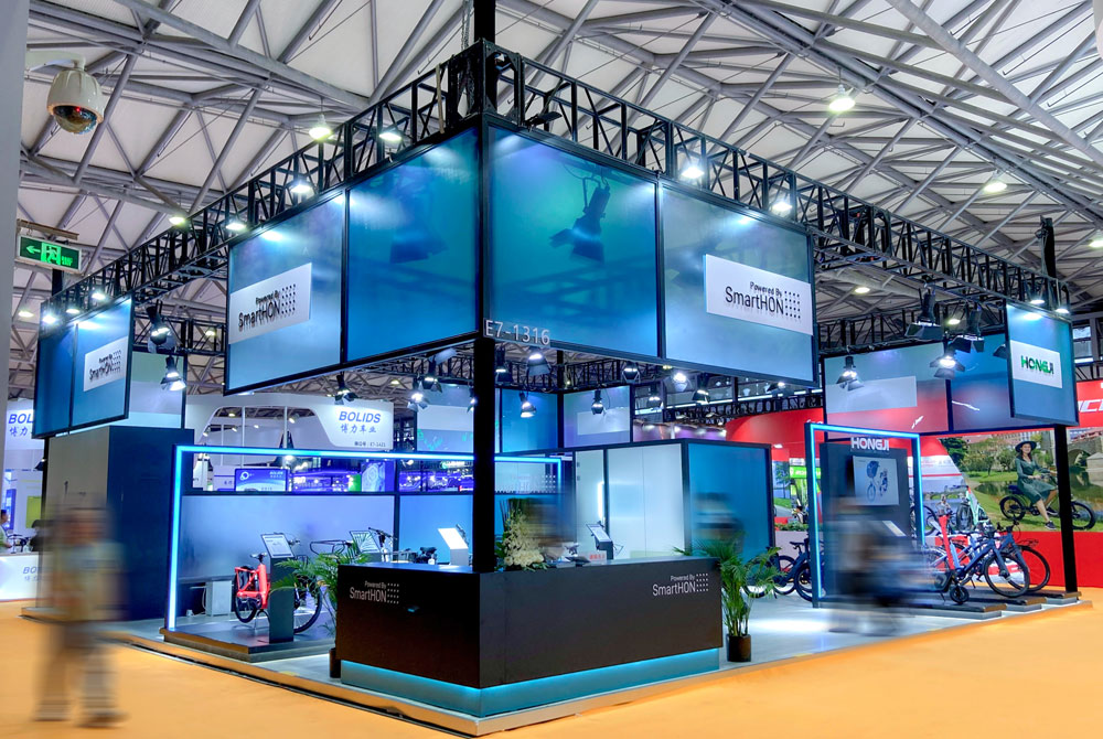 上海博力自行车展会搭建项目