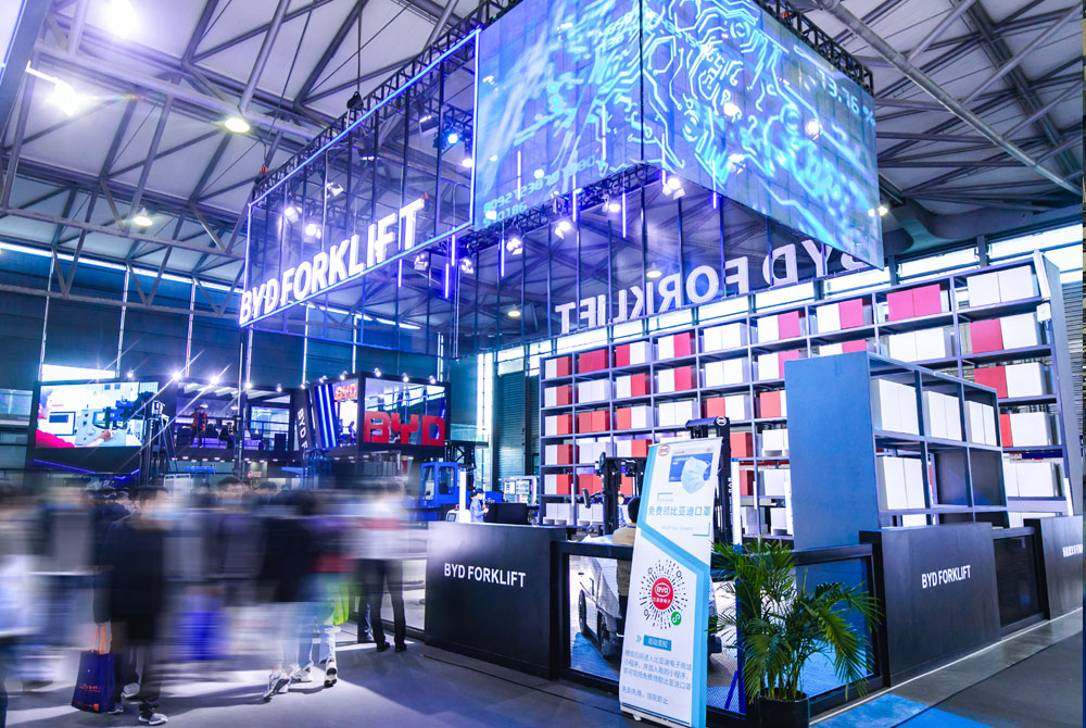 500㎡CeMAT Double-Deck Exhibition Stand Setup