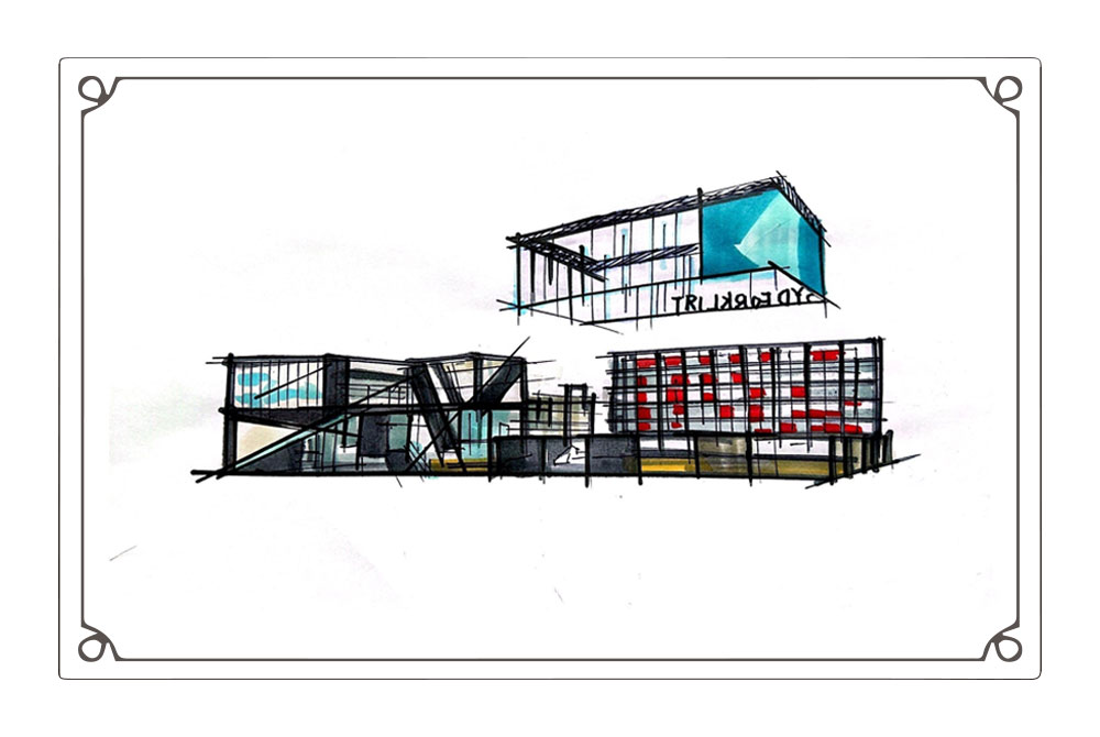 500㎡CeMAT Double-Deck Exhibition Stand Setup