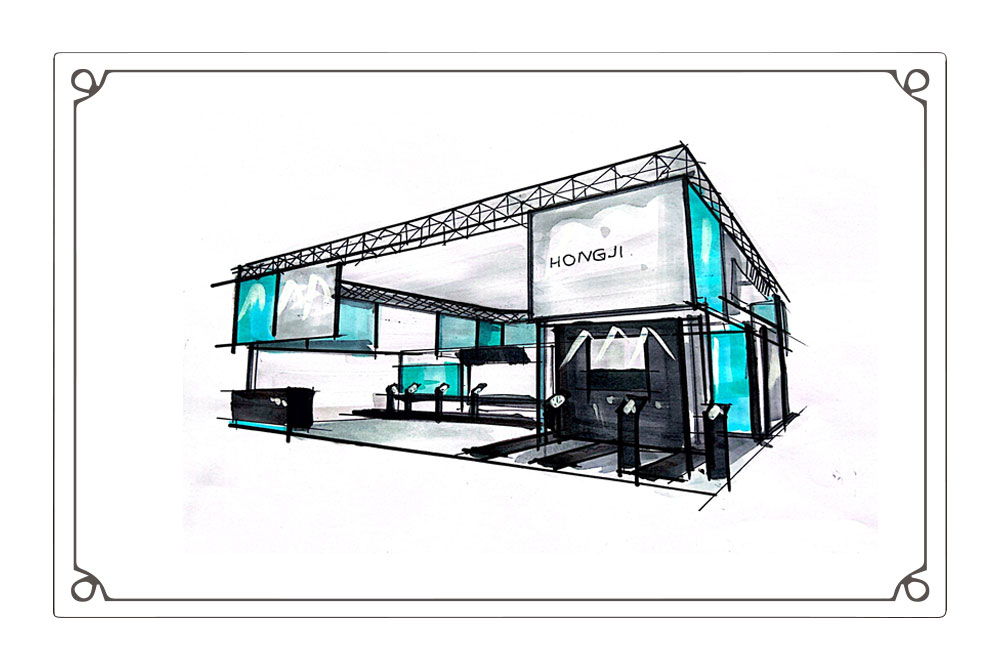 上海博力自行车展会搭建项目