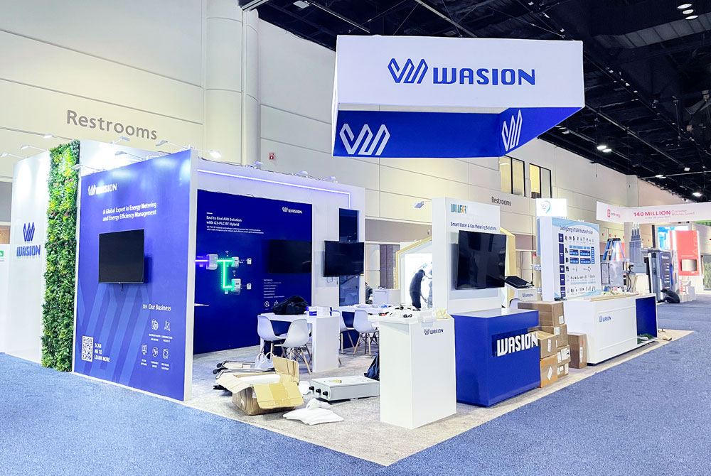 美国电力展台搭建设计项目