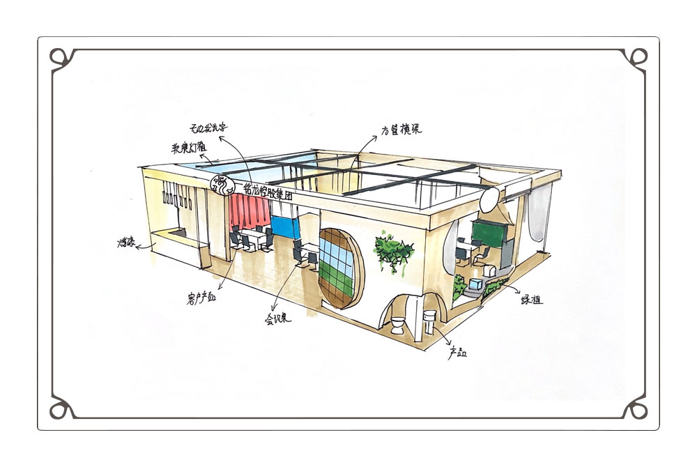 上海面料纺织展览搭建设计项目