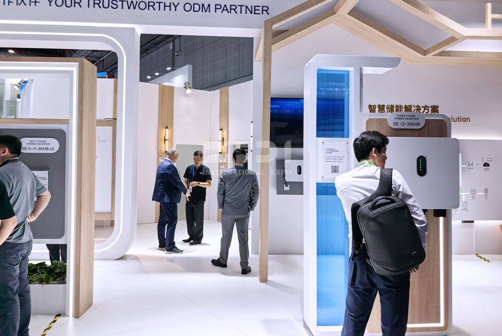 snec光伏储能展台设计