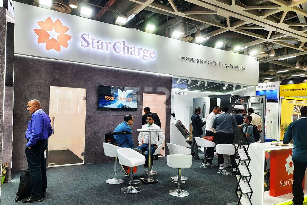 EV INDIA booth construction