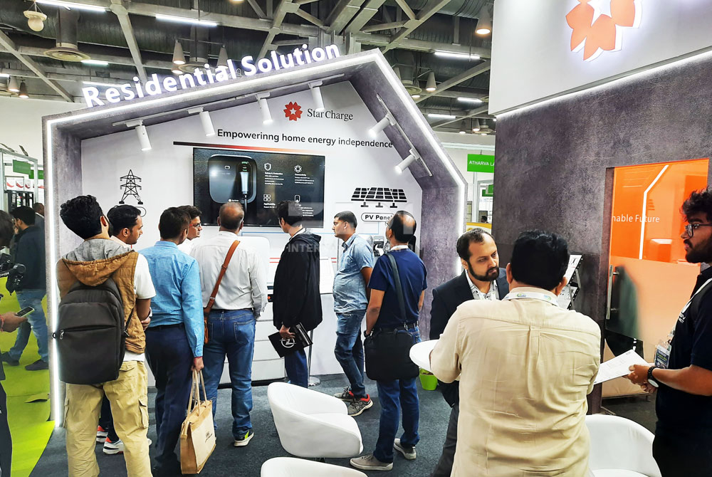 EV INDIA Exhibition Setup